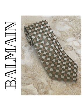 Balmain Paris 100% Silk Tie